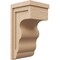 Ekena Millwork 11"W x 11"D x 22"H Wide Highland Rough Cedar Woodgrain TimberThane Corbel, Primed Tan CORUR11X11X22HLDRCPR - alternate 1